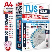 2026 TUS Temel Tıp Bilimleri ÖSYM Çıkmış Soru Tıpkı Basım Son 6 Yıl 12li Deneme Kitapçığı