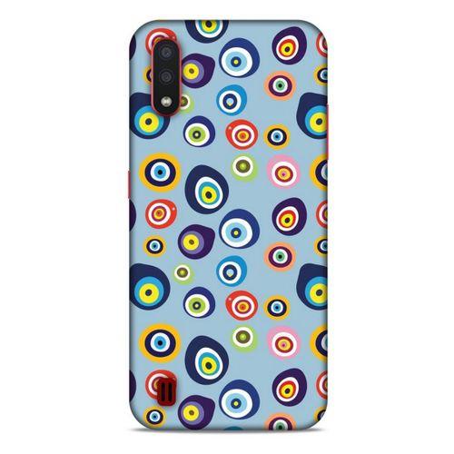 Nazarium (24) Desenli Silikon Kapak Samsung Galaxy A01 Kılıf