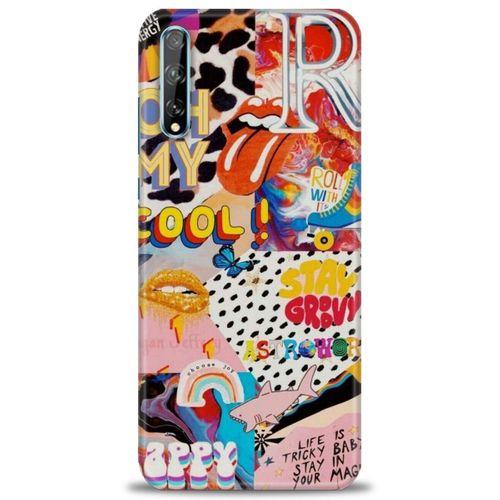 Huawei Y8P Kılıf HD Baskılı Kılıf - Oh My Cool + Tam Ekran Koruyucu