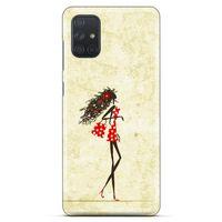 Lopard Samsung Galaxy M51 Uyumlu Kılıf Sürreal Yüzler ♀ (38) Neo Hybrid Kılıf Desenli