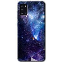 Potkal Hediye Fabrikası Samsung Galaxy A31 Kılıf HD Desen Baskılı Arka Kapak - Galaksi
