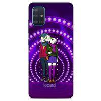 Samsung Galaxy A51 Kılıf FunnyMaX (33) Hybrid Kılıf Mor Tavşan