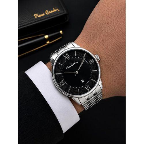 Pierre Cardin Damat Ve Takım Elbiseye Özel 2 Yıl Garantili Çelik Kordon Erkek Kol Saati VS.BLKT.1074