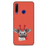 Animax Cute Cow Huawei Honor 20 Lite Kılıf Desenli Silikon