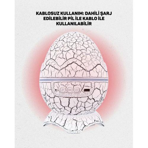 Çocuk Odası İçin Galaxy Projektör + Beyaz Gürültü + Uzaktan Kumandalı