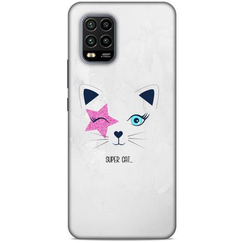 Lopard Xiaomi Mi 10 Lite Uyumlu Kılıf Kediler (19) Kılıfları Süper Kedi