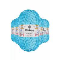 5 Adet Yumurcak Kadife El Örgü İpi Turkuaz K515