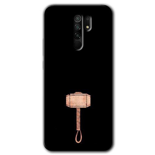 Xiaomi Redmi 9 Kılıf Baskılı Arka Kapak - Thor Çekiç +Tam Ekran Koruyucu