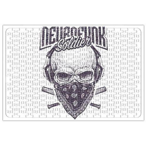 Skull soldier Soldado Caveira Puzzle 240 Parça Yapboz