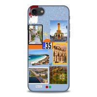 Lopard Apple Iphone 7 Uyumlu Kılıf Şehirli ※ (35) İzmir Fit Design Kılıf