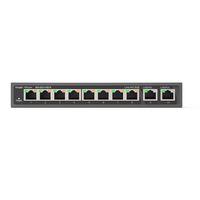 RUIJIE REYEE RG-ES110D-P 8 PORT 10/100 + 2X GIGABIT RJ45 UPLINK METAL KASA 110W POE SWITCH