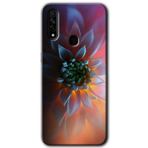Potkal Hediye Fabrikası Oppo A31 Kılıf HD Desen Baskılı Arka Kapak - Çiçek Motif