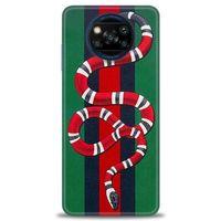 Xiaomi Poco X3 Pro Kılıf HD Baskılı Kılıf - Yılan + Tam Ekran Koruyucu