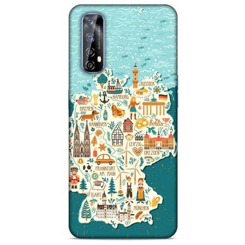 Huawei P Smart 2021 Kılıf Almanya (2) Kabı Harita