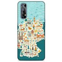 Huawei P Smart 2021 Kılıf Almanya (2) Kabı Harita
