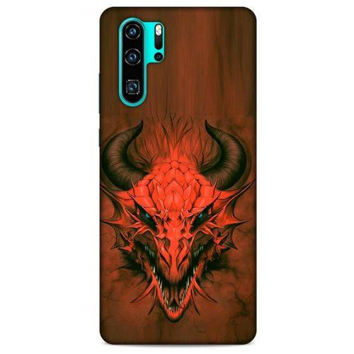 Huawei P30 Pro Kılıf Dragons (14) Lansman Kılıf Kırmızı Boynuzlu Ejderha