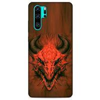 Huawei P30 Pro Kılıf Dragons (14) Lansman Kılıf Kırmızı Boynuzlu Ejderha