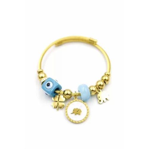 Fil Charm Bilezik - Altın