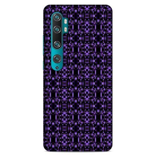 Lopard Xiaomi Mi Note 10 Uyumlu Kılıf PiXel (22) Tam Koruma Kılıfı Mor