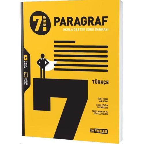 7. Sınıf Türkçe Paragraf Soru Bankası Hız Yayınları