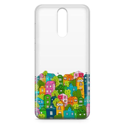 Huawei Mate 10 Lite Kılıf Bizim Mahalle Arka Kapak Koruma Desenli Full Koruyucu