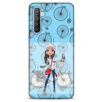 Sokak Modası 90 Oppo Realme XT Kılıf Desenli Silikon