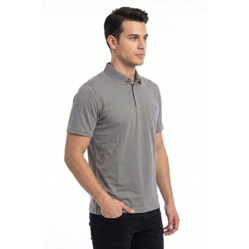Erkek Polo Yaka Kısa Kollu Tişört Regular Kalıp T6270 BGL-ST05553