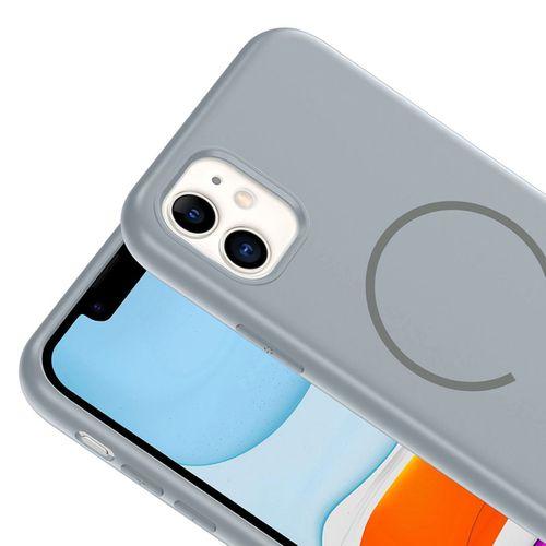 Apple iPhone 11 Kılıf M-safe Şarj Özellikli Zore Meta Kapak