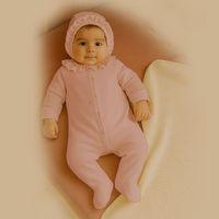 Bistyle Yenidoğan Tulum Battaniye Prıncess 13115 Ekru Gül Kurusu