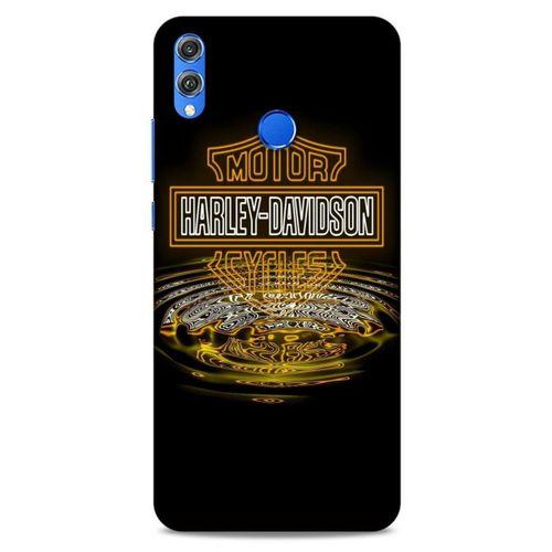 Huawei Honor 8x Uyumlu Kılıf Motorsiklet (35) Fit Design Kılıf Harley Davidson