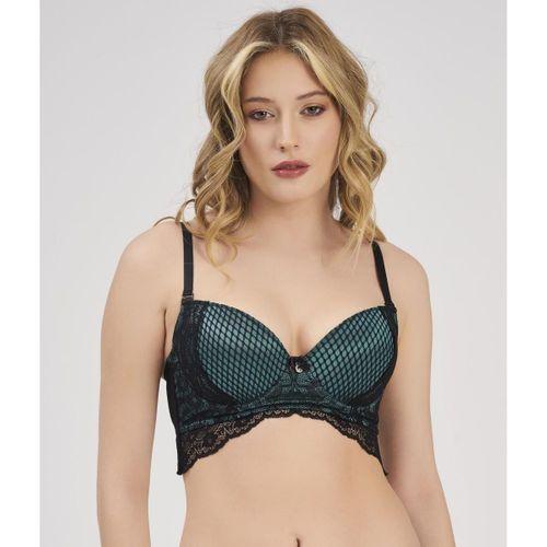 Moonlıght 2212 Özel Lastik Detaylı Destekli Yeşil Sütyen