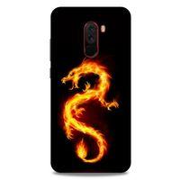 Xiaomi Pocophone F1 Kılıf Dragons (26) Tpu Silikon Kılıf Tatoo Ateş Ejderhası