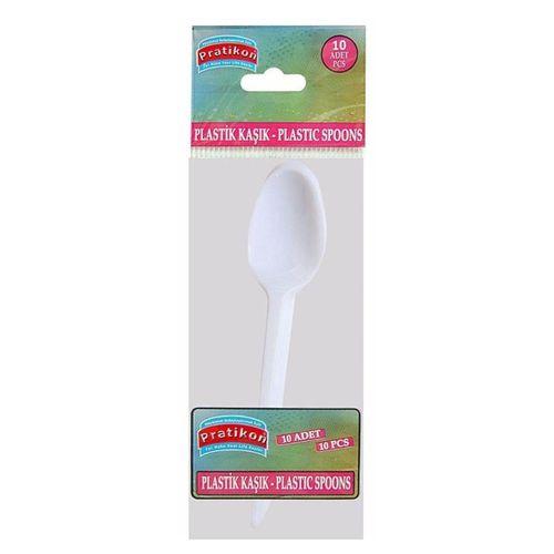 Standart Plastik Kaşık 10'li