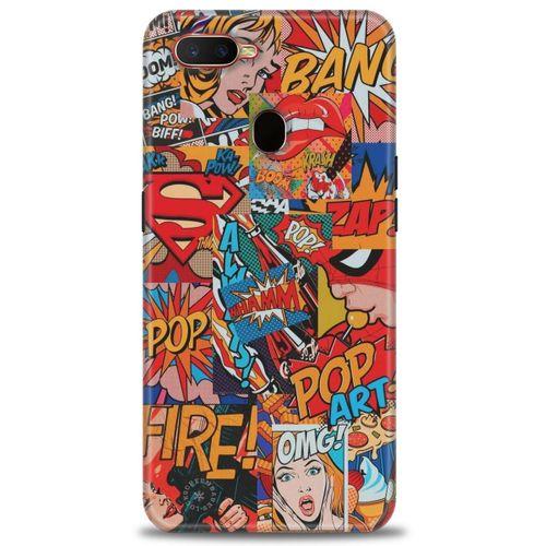 Oppo AX7 Kılıf HD Baskılı Kılıf - Cartoons + Tam Ekran Koruyucu