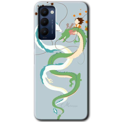Tecno Camon 18P Kılıf HD Desen Baskılı Arka Kapak+Temperli Cam - Snake Friendship