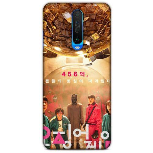 Xiaomi Poco X2 Uyumlu Kılıf Squid Game (4) Koruma Kılıfı Myung-Hee