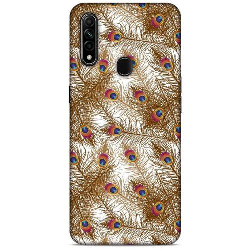 Oppo A31 Kılıf Desenli Özel Seri Tüyler (25) Antişok Kapak