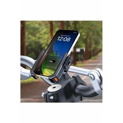 Gidon Bağlantılı Bisiklet Motosiklet İçin Esnek Abs 4-7.8″ İnç Telefon Tutucu 360° Dönebilen Tasarım