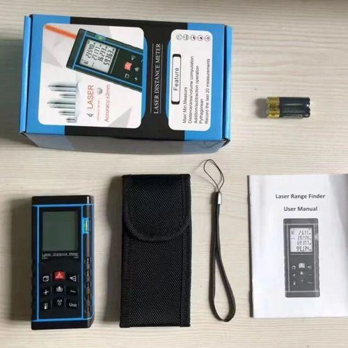 Profesyonel 40 Metre Dijital Lazer Metre Ölçer Lcd Ekran, Su Terazili, Alan Hacim