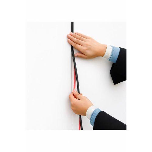 Siyah Kendinden Yapışkanlı 1 Adet 0.8mm x 280cm Duvar, Mobilya Kenar Dekoratif Koruma Şerit çıta