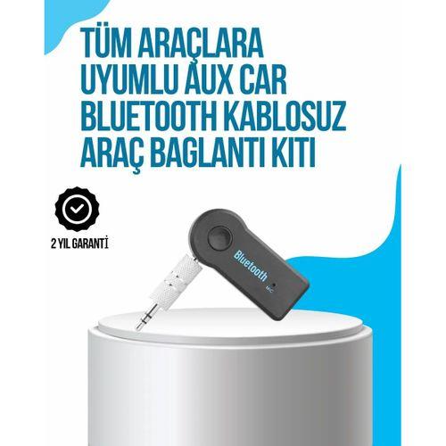 Araç İçi Bluetooth Aux Müzik Ve Telefon Görüşmesi Adaptörü