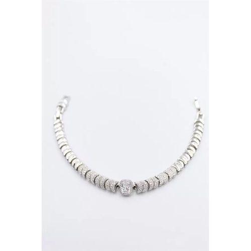 Taşlı Xuping Bileklik - Gümüş