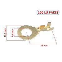 SEVGENT Skn 6-06 Kablo Ucu Terminal Başlık İth (100 Adet)