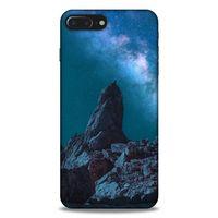 Lopard Apple Iphone 8 Plus Uyumlu Kılıf Gece'S (7) Telefon Kılıfı Açık Mavi