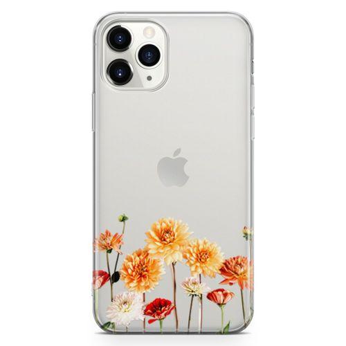 Apple iPhone 11 Pro Max Kılıf Buket Çiçek Arka Kapak Koruma Desenli Full Koruyucu