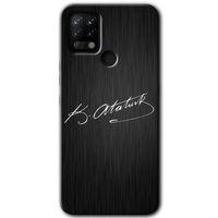 Tecno Pova Kılıf HD Desen Baskılı Arka Kapak - İmza Atatürk