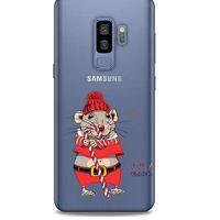 Zoologix (89) Samsung Galaxy S9 Plus Şeffaf Kılıf Silikon Desenli