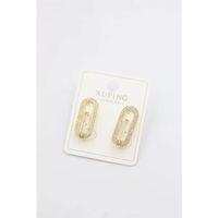 Taşlı Küpe - Altın