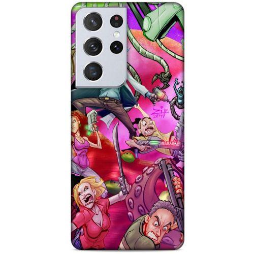 Samsung Galaxy S21 Ultra Uyumlu Kılıf Rick And Morty (43) Thin Fit Kılıf Jerry C-500A
