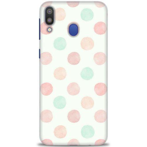 Samsung Galaxy M20 Kılıf HD Baskılı Kılıf - Blue Pink + Tam Ekran Koruyucu